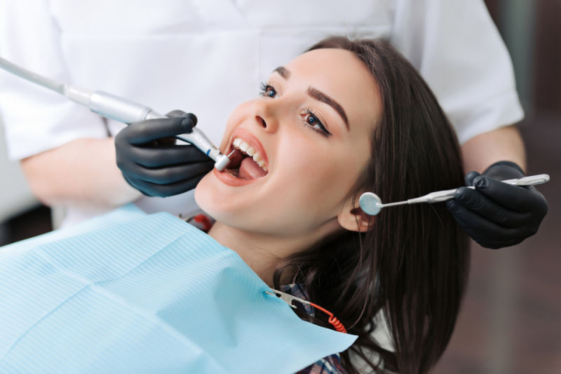 Dentist in westborough With patient